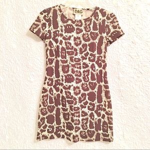 Dolce & Gabbana Animal Print Dress